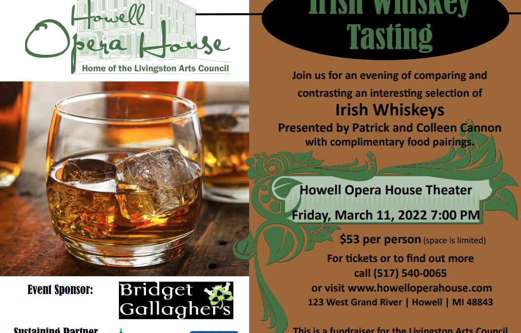 [SOLD OUT] Irish Whiskey Tasting